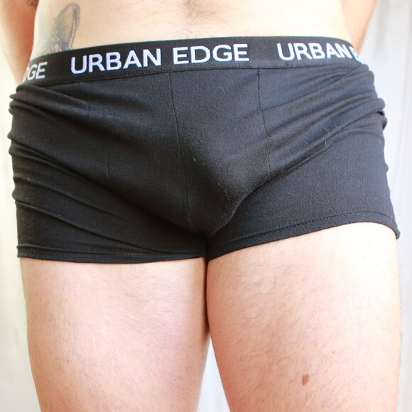 Urban Edge Black Cotton Polyester Boxer Brief Trunks 2XL - Picture 8 of 12